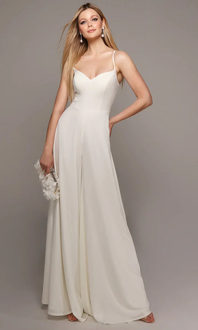 Alyce Paris 70022 - Sleeveless Sweetheart Neck Jumpsuit Homecoming Dresses