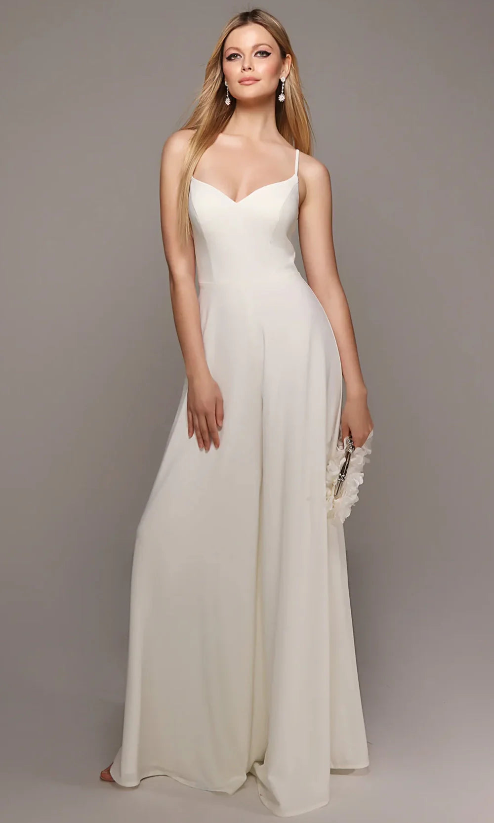 Alyce Paris 70022 - Sleeveless Sweetheart Neck Jumpsuit Homecoming Dresses