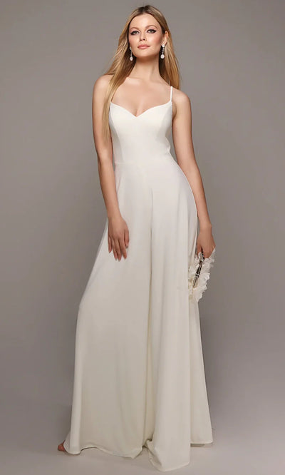 Alyce Paris 70022 - Sleeveless Sweetheart Neck Jumpsuit Homecoming Dresses