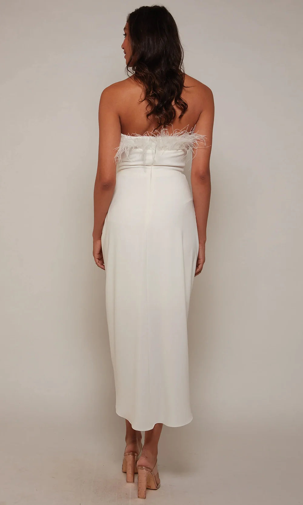 Alyce Paris 70034 - Draped Straight Neck Bridal Dress Wedding Dresses