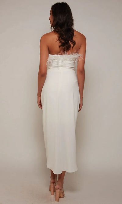 Alyce Paris 70034 - Draped Straight Neck Bridal Dress Wedding Dresses