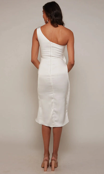 Alyce Paris 70038 - Asymmetric Neck Tulip Hem Dress Wedding Guest
