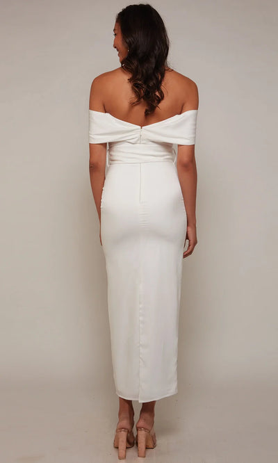 Alyce Paris 70041 - Off Shoulder Buckle Belt Dress Cocktail Dresses