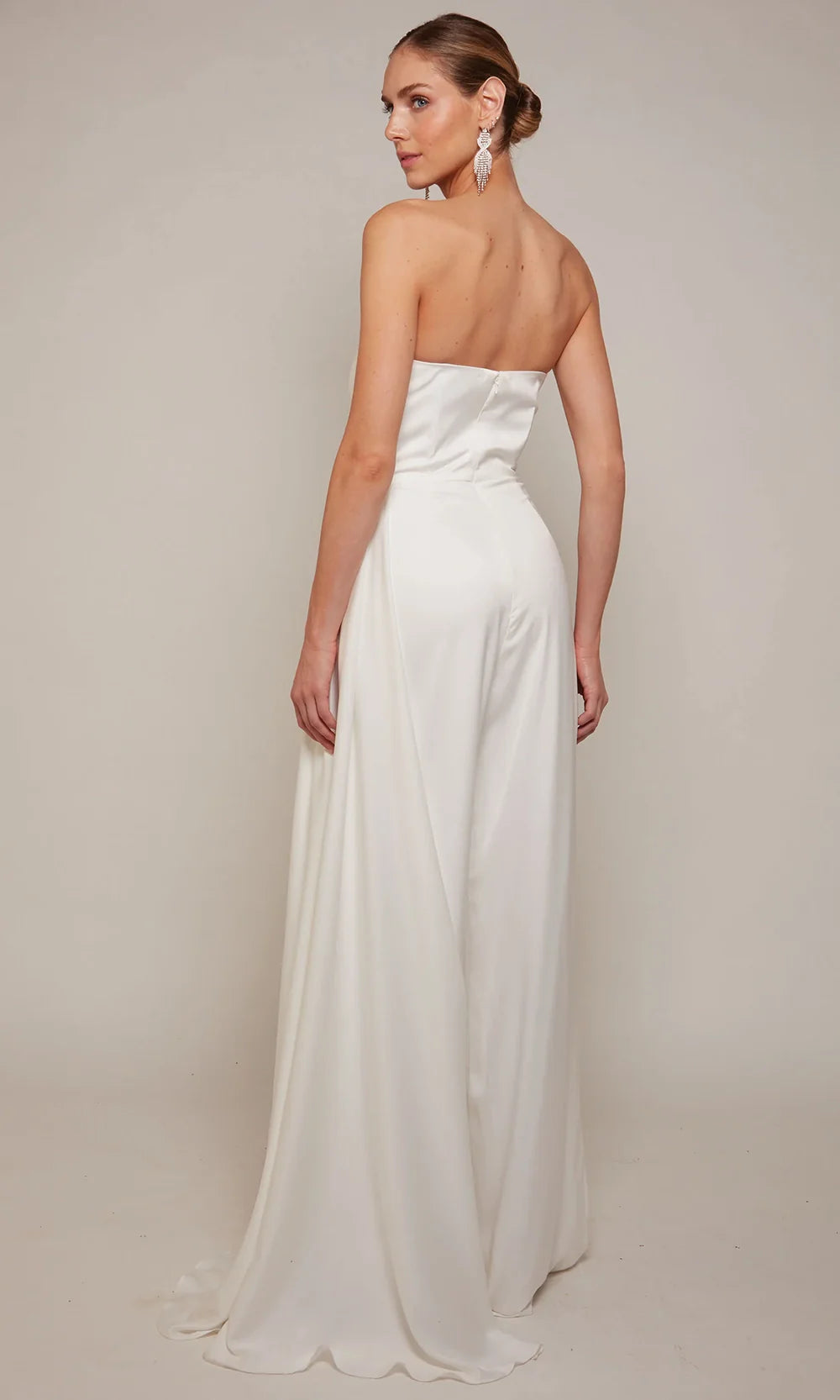 Alyce Paris 70050 - Ruched Bodice Wide-Leg Jumpsuit Wedding Dresses