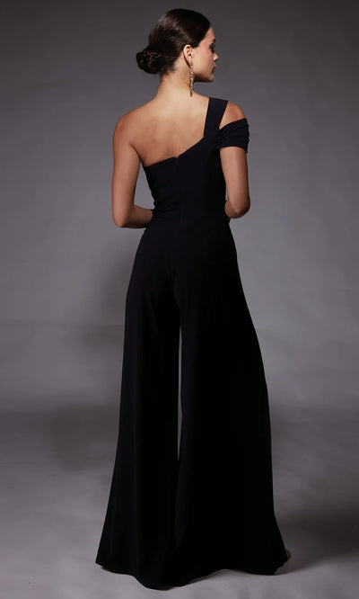 Alyce Paris 70066 - Asymmetric Wide-Leg Formal Jumpsuit Evening Dresses