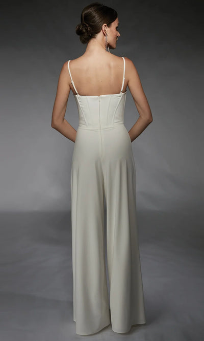 Alyce Paris 70075 - Modern Spaghetti Strap Jumpsuit Formal Pantsuits