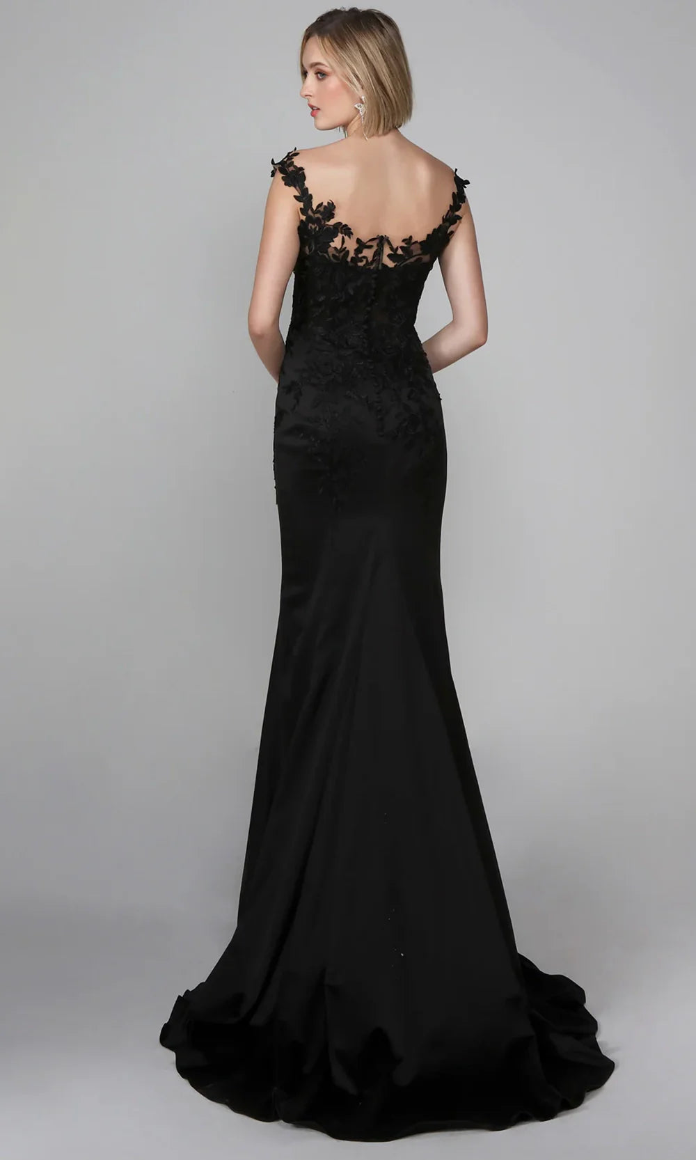 Alyce Paris 7026 - Illusion Corset Embroidered Fitted Gown Formal Gowns