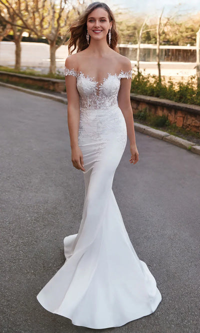 Alyce Paris 7026 - Illusion Corset Embroidered Fitted Gown Formal Gowns