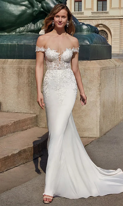 Alyce Paris 7026 - Illusion Corset Embroidered Fitted Gown Formal Gowns