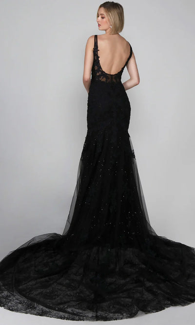 Alyce Paris 7029 - Embroidered Lace Scoop Back Dress Wedding Dresses