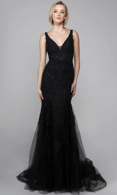 Alyce Paris 7029 - Embroidered Lace Scoop Back Dress Wedding Dresses