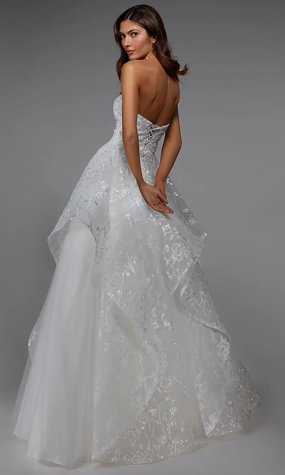 Alyce Paris 7041 - Sweetheart Neck Embroidered Ballgown Wedding Dresses