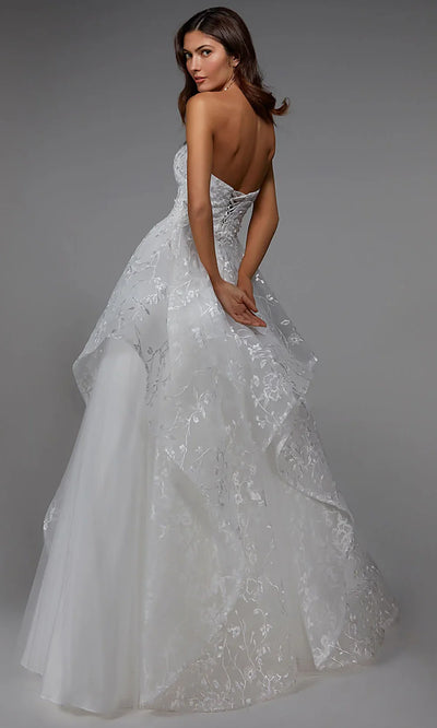 Alyce Paris 7041 - Sweetheart Neck Embroidered Ballgown Wedding Dresses