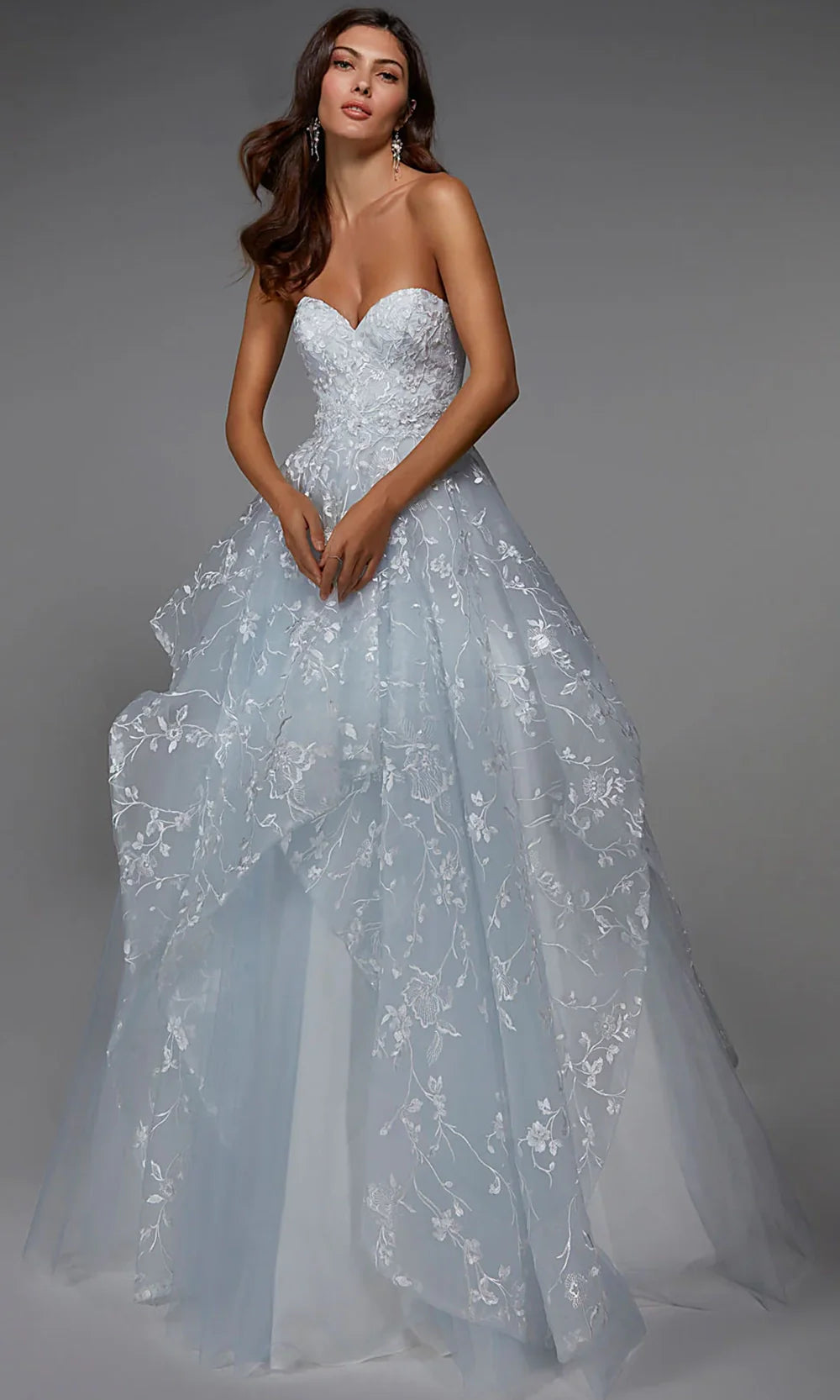 Alyce Paris 7041 - Sweetheart Neck Embroidered Ballgown Wedding Dresses