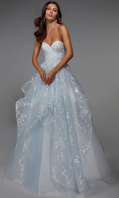 Alyce Paris 7041 - Sweetheart Neck Embroidered Ballgown Wedding Dresses