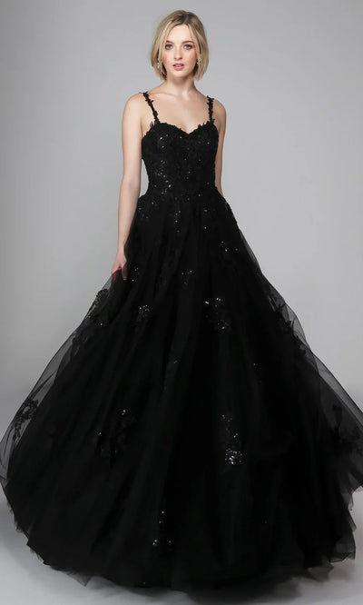 Alyce Paris 7043 - Sweetheart Lace-Up Back Tulle Gown Ball Gowns