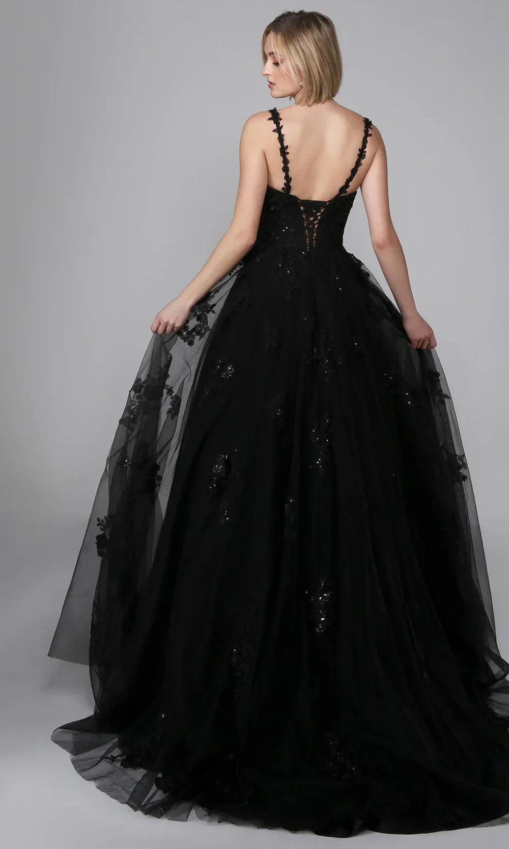 Alyce Paris 7043 - Sweetheart Lace-Up Back Tulle Gown Ball Gowns