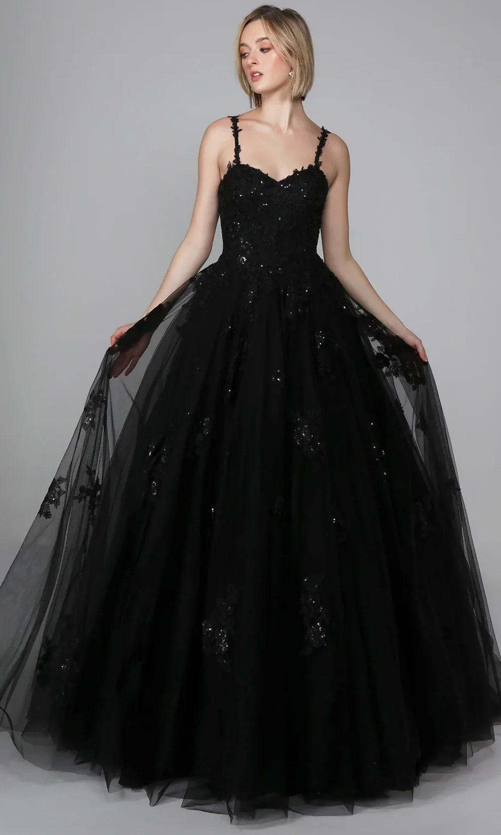 Alyce Paris 7043 - Sweetheart Lace-Up Back Tulle Gown Ball Gowns