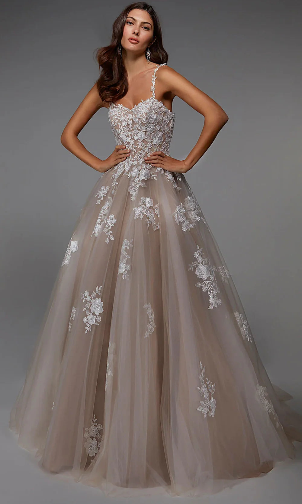 Alyce Paris 7043 - Sweetheart Lace-Up Back Tulle Gown Ball Gowns