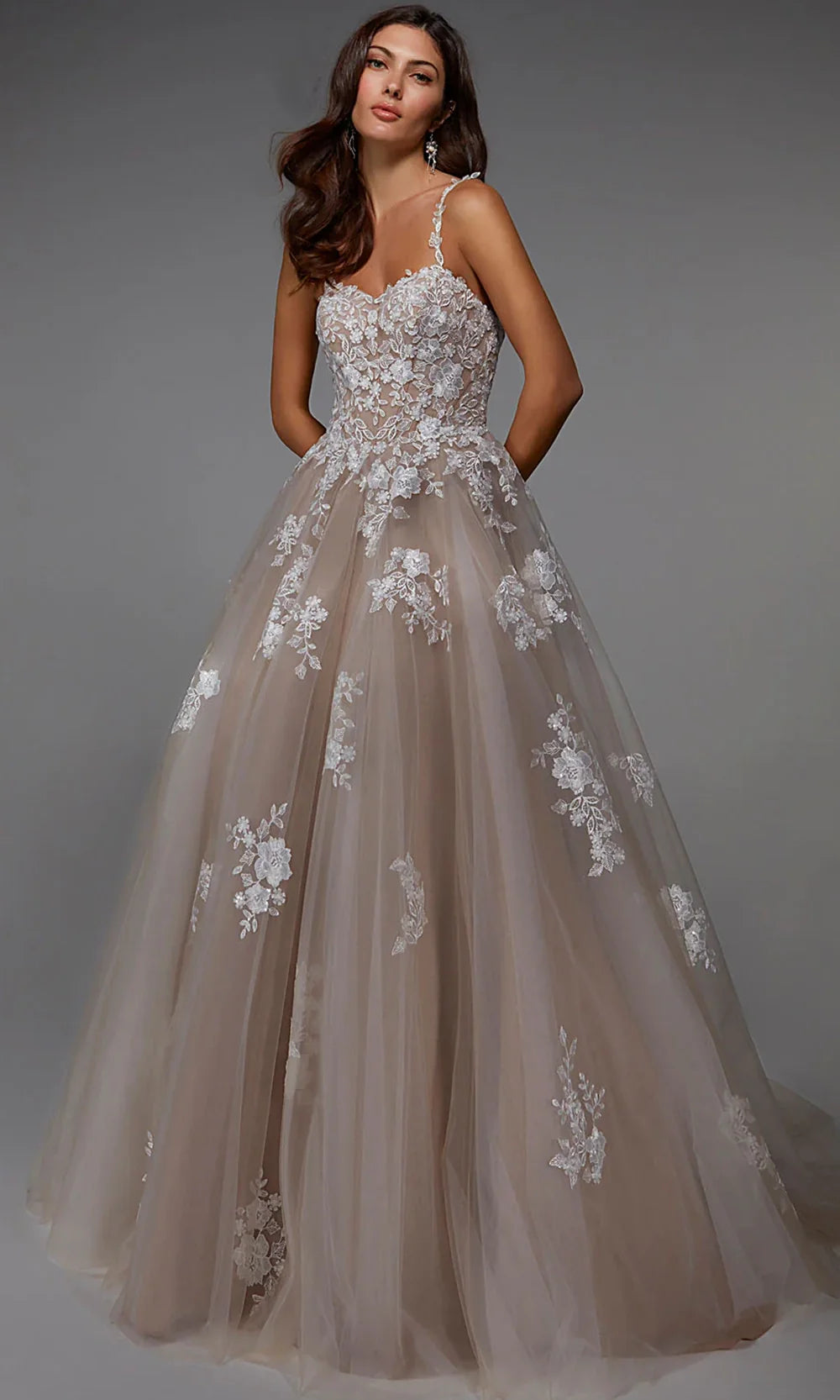 Alyce Paris 7043 - Sweetheart Lace-Up Back Tulle Gown Ball Gowns