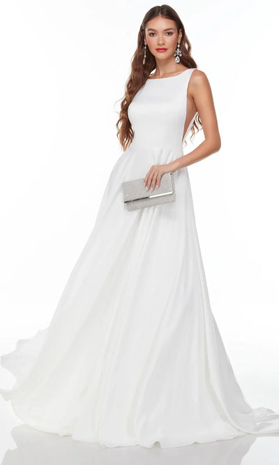 Alyce Paris 7053 - Button Back Sleeveless Gown with Pockets Wedding Dresses