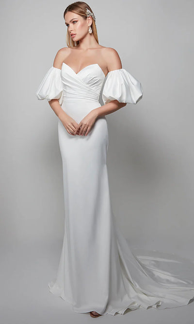 Alyce Paris 7056 - Strapless Ruched Bridal Dress Wedding Dresses