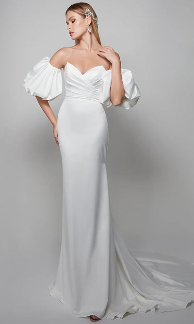 Alyce Paris 7056 - Strapless Ruched Bridal Dress Wedding Dresses