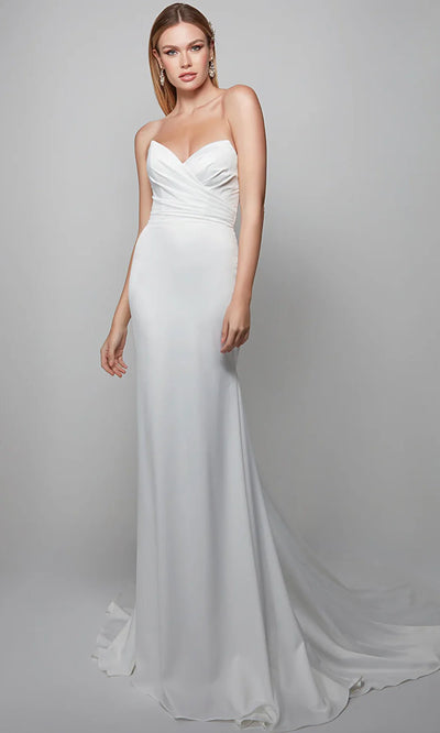 Alyce Paris 7056 - Strapless Ruched Bridal Dress Wedding Dresses