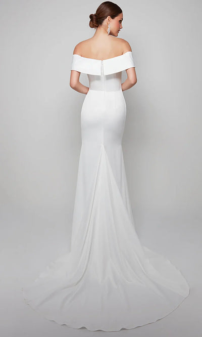 Alyce Paris 7059 - Ruched Satin Fitted Bridal Gown Wedding Dresses