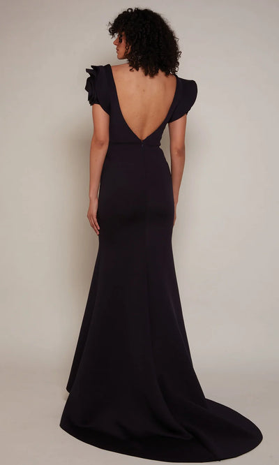 Alyce Paris 7066 - Sculpted Sleeve V-Neck Long Gown Evening Dresses