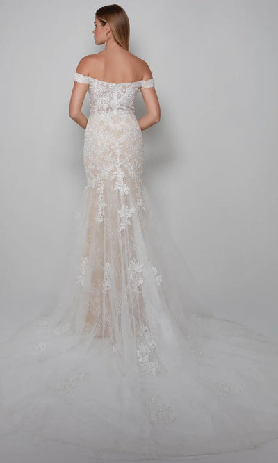 Alyce Paris 7086 - Embroidered Lace Deep Sweetheart Bridal Gown Wedding Dresses