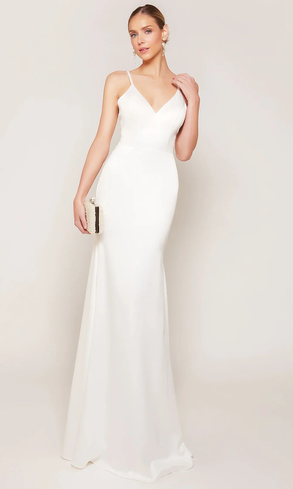 Alyce Paris 7090 - Spaghetti Strap Overskirt Bridal Dress Wedding Dresses