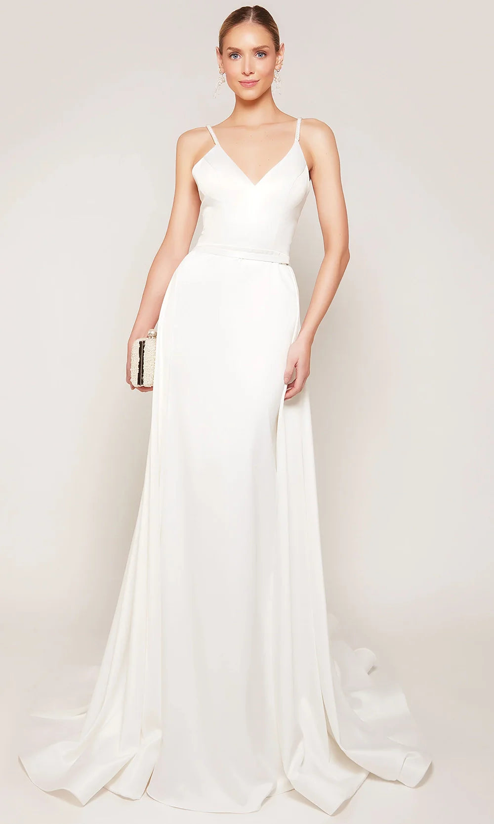Alyce Paris 7090 - Spaghetti Strap Overskirt Bridal Dress Wedding Dresses