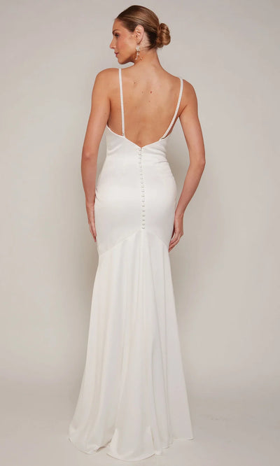Alyce Paris 7090 - Spaghetti Strap Overskirt Bridal Dress Wedding Dresses