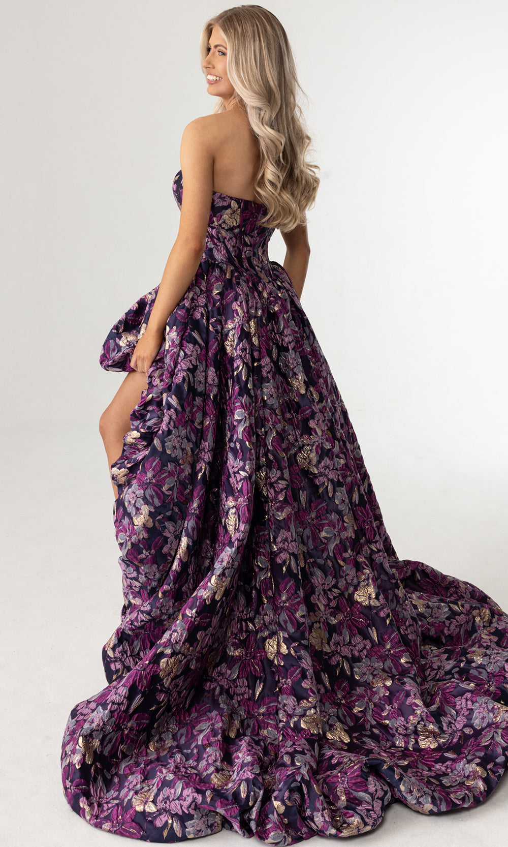 Rachel Allan 70928 - Plunging Sweetheart Bubble A-Line Gown Prom Dresses in Navy
