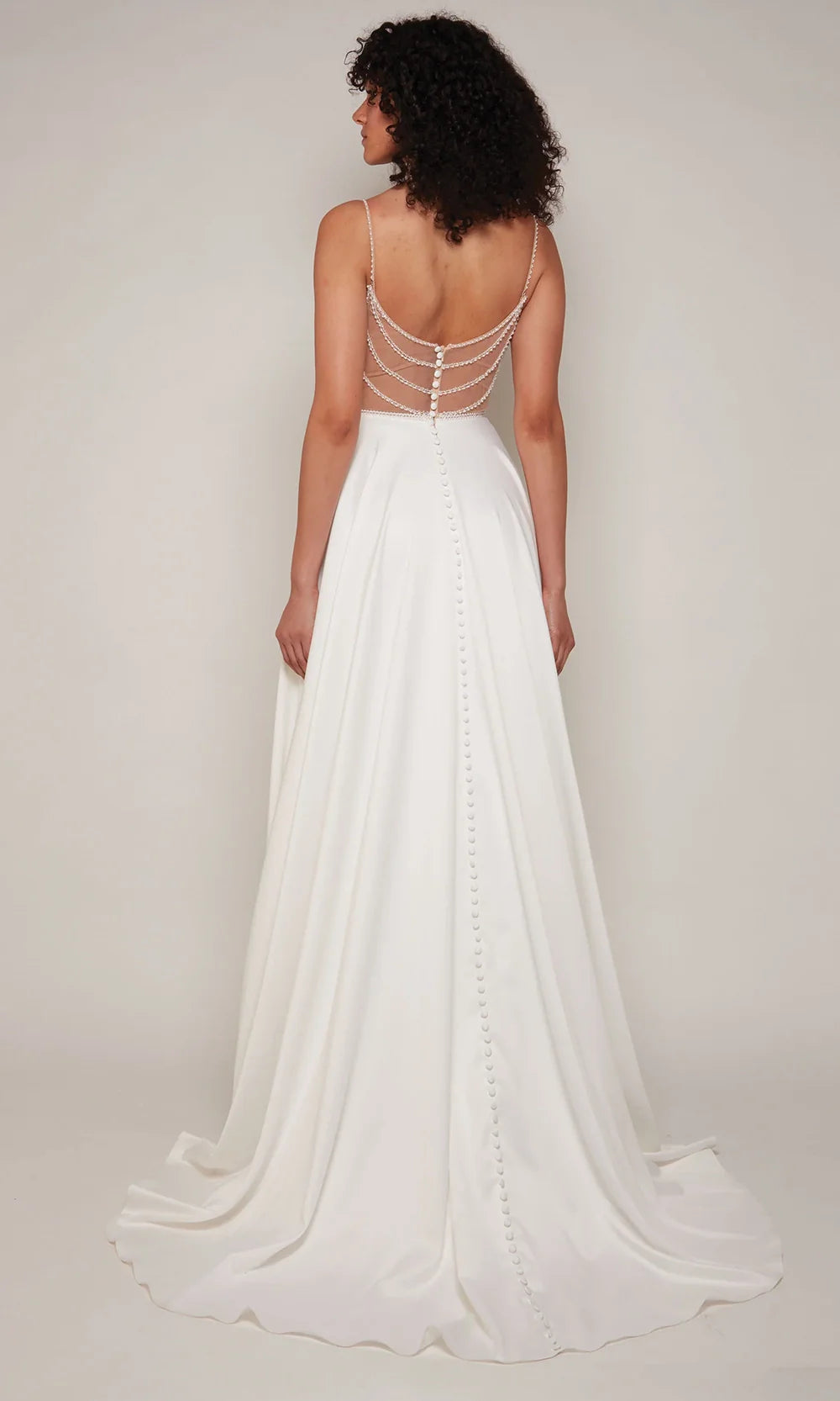 Alyce Paris 7099 - Illusion Scoop Back Embellished Bridal Dress Wedding Dresses