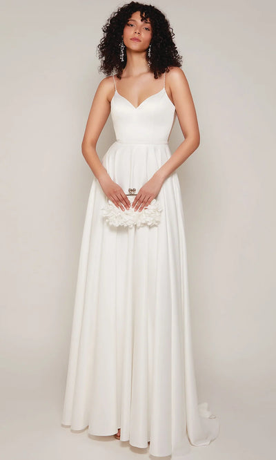 Alyce Paris 7099 - Illusion Scoop Back Embellished Bridal Dress Wedding Dresses