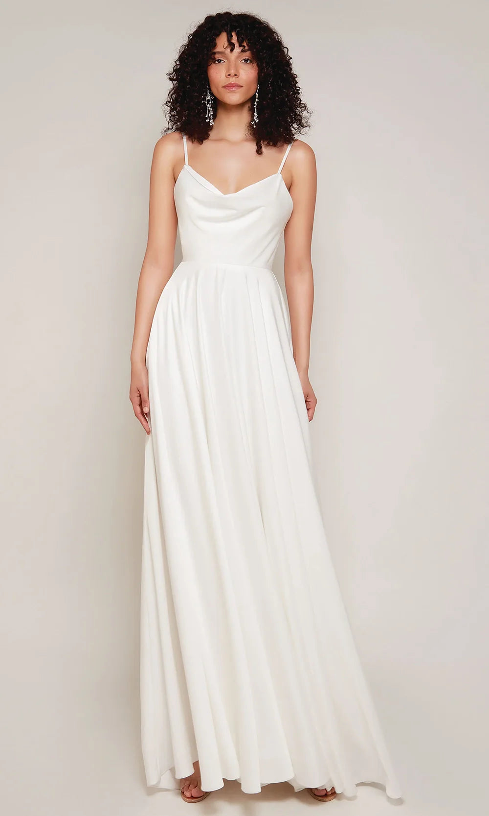 Alyce Paris 7100 - Spaghetti Strap Open Back Bridal Gown Wedding Dresses