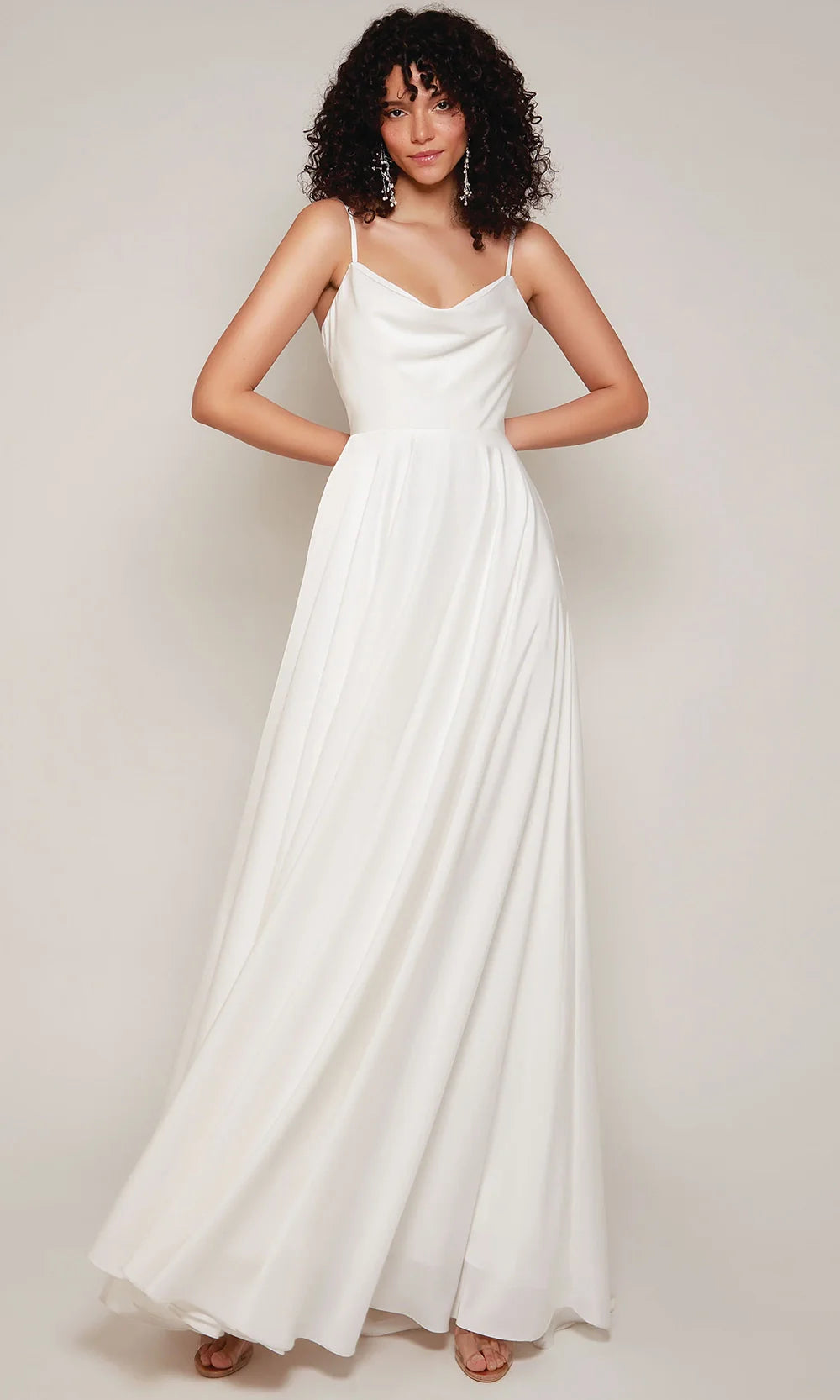 Alyce Paris 7100 - Spaghetti Strap Open Back Bridal Gown Wedding Dresses