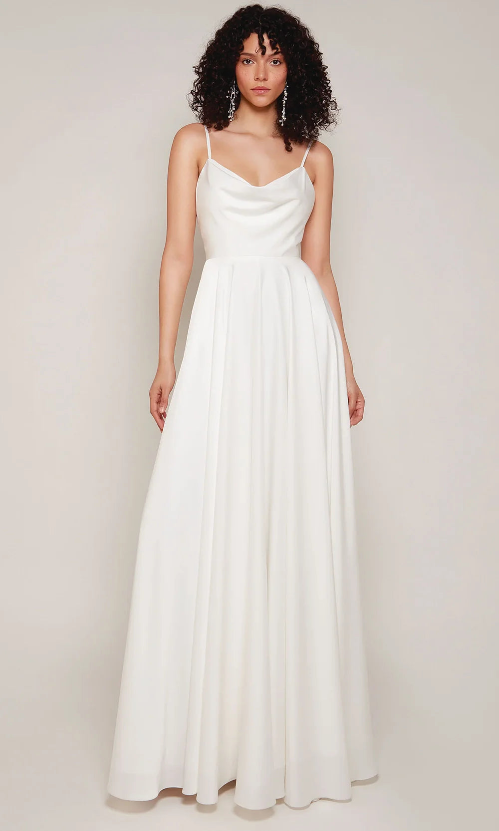 Alyce Paris 7100 - Spaghetti Strap Open Back Bridal Gown Wedding Dresses