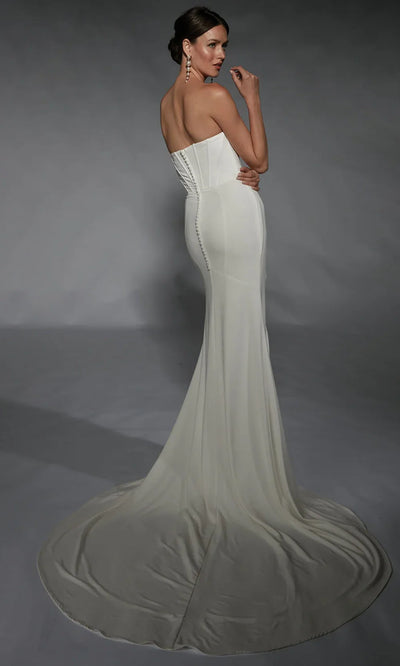 Alyce Paris 7102 - Ruched Skirt Scoop Bridal Gown Wedding Dresses