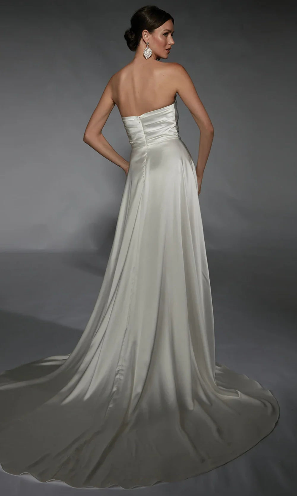 Alyce Paris 7107 - Detachable Sleeve Cowl Neck Bridal Gown Wedding Dresses