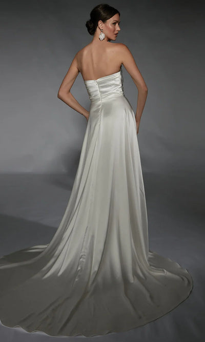 Alyce Paris 7107 - Detachable Sleeve Cowl Neck Bridal Gown Wedding Dresses
