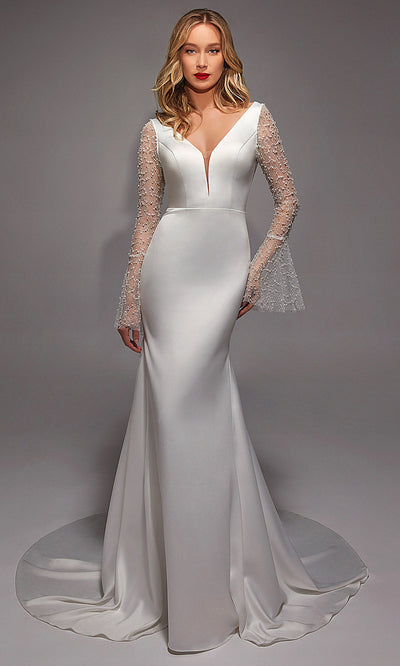Alyce Paris 7139 - Lace-Up Back Strapless Bridal Gown Wedding Dresses