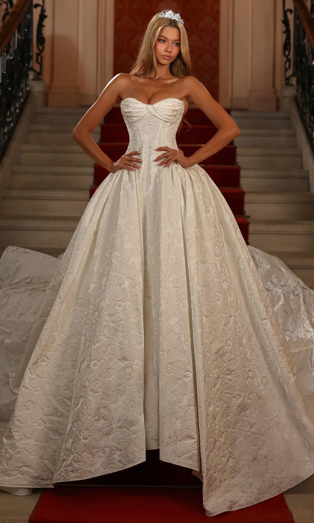 Alyce Paris 7164 - Structured Sweetheart Ball Gown Train Wedding Dresses