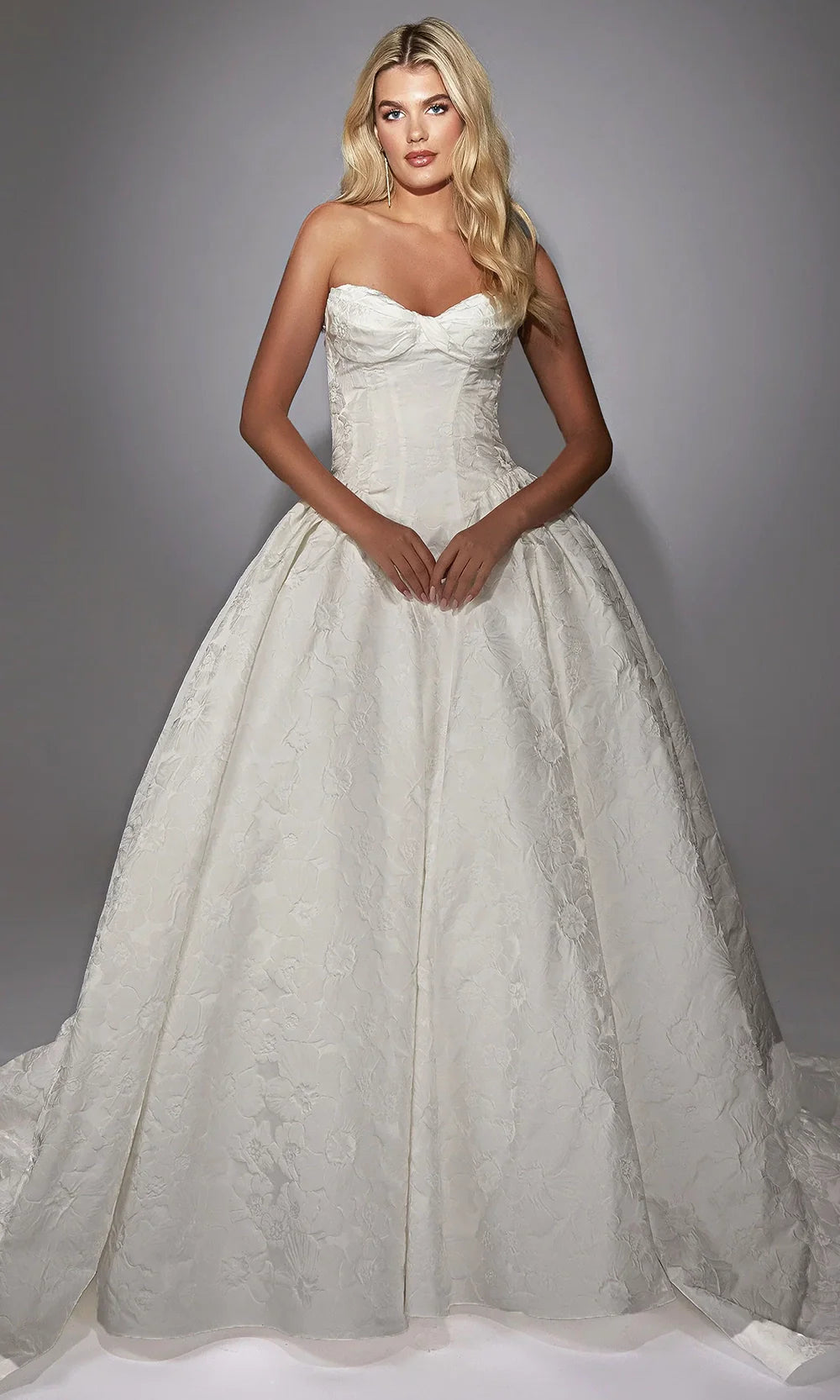 Alyce Paris 7164 - Structured Sweetheart Ball Gown Train Wedding Dresses