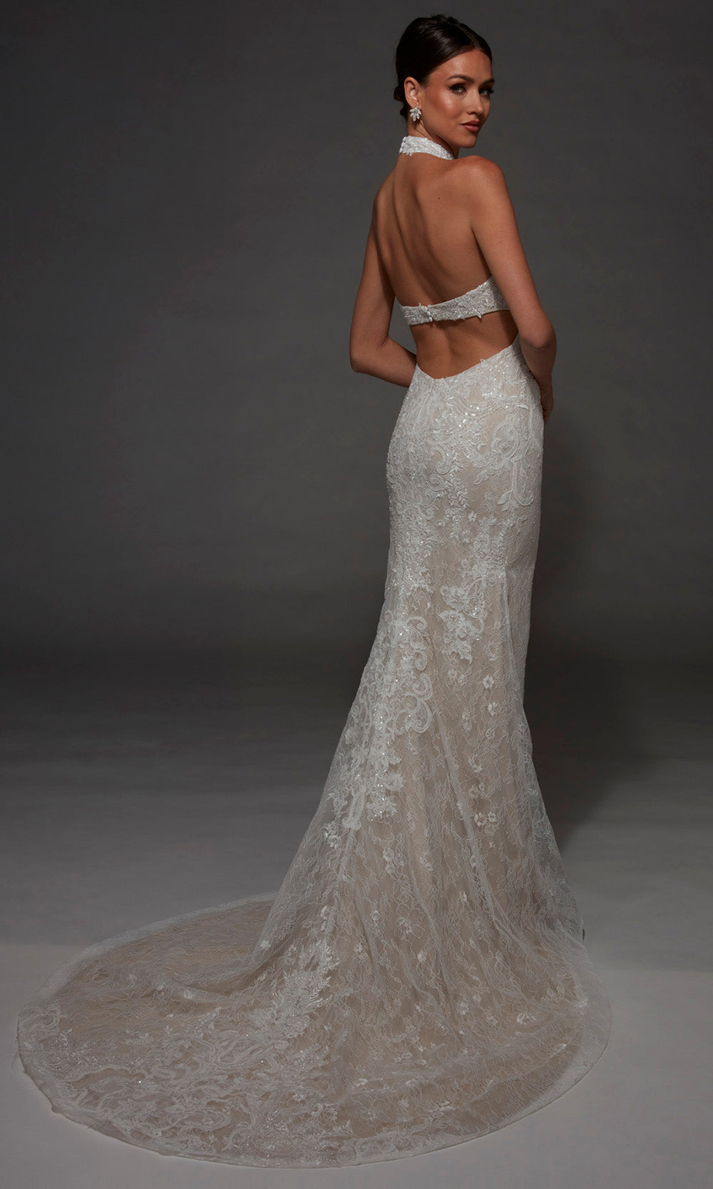 backless lace sheath dress Alyce Paris 7173 Fit Model is 59 Dreamy Evenings Tweed Mini Stunning Wedding Dresses Clothing Size:2XL