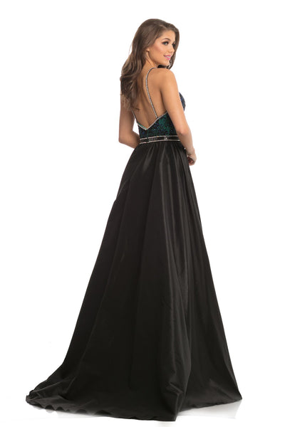 Johnathan Kayne - 7242 Sleeveless Embellished Dress with Overskirt