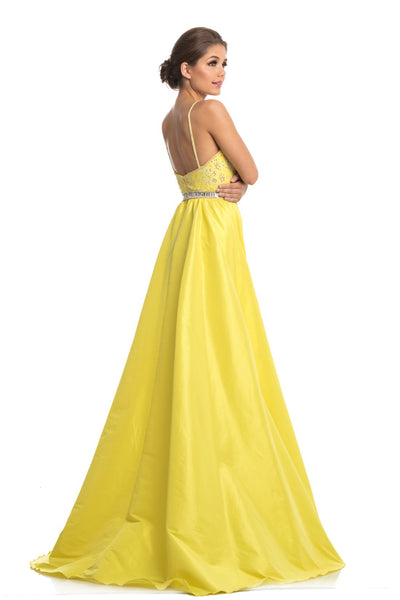 Johnathan Kayne - 7242 Sleeveless Embellished Dress with Overskirt