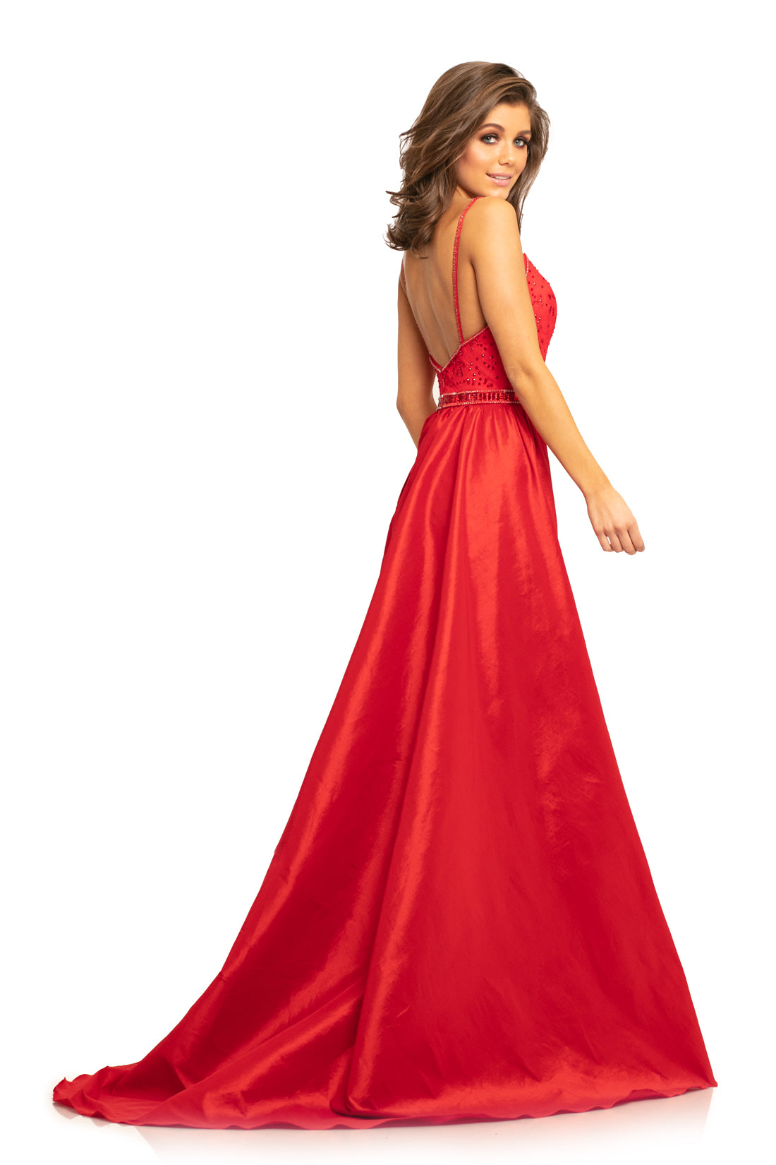 Johnathan Kayne - 7242 Sleeveless Embellished Dress with Overskirt